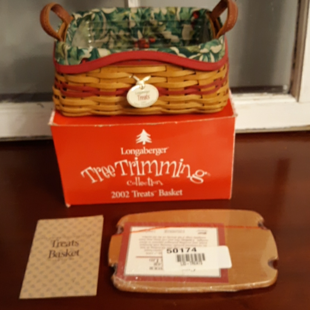 2002 longaberger tree Trimming Treats set